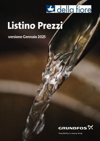 GRUNDFOS - Listino 2025